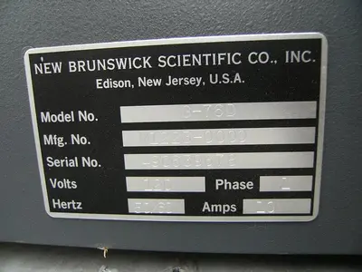 USED NEW BRUNSWICK SCIENTIFIC G76D