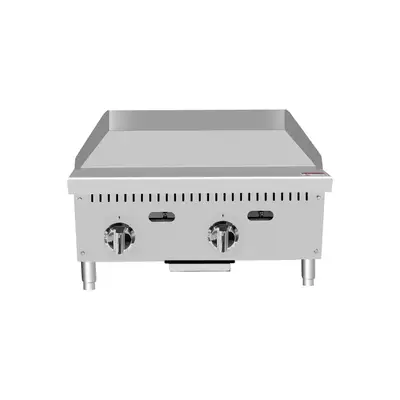 New | in-Stock Atosa New Atosa ATTG-24 HD 24'' Thermo-Griddle with Total 50,000 BTU (with 1" Griddle Plate) Commercial Flat Top Griddles Illinois US | Falcon Restaurant Supply #1375235