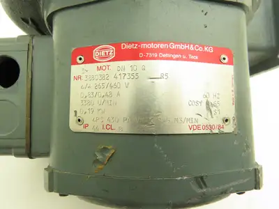 Blower Motor Fan 0.25Hp 3380 RPM 265/460V 3PH 335cfm