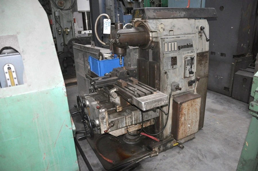 USED GAMBIN 1M X: 800 - Y: 260 - Z: 580 MM
