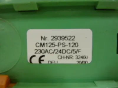 USED PHOENIX CONTACT CM125-PS-120-230AC/24DC/5/F