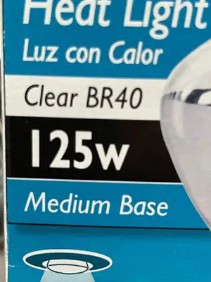 New | in-Stock Philips New Philips BR40 Clear Heat Light 125W Medium Base. Heat Lamps (Food) Illinois US | Falcon Restaurant Supply #1376097