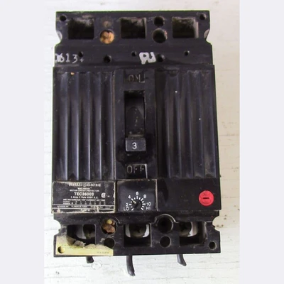 General Electric 3 Pole 3 Amp Breaker