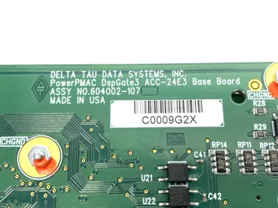 USED DELTA TAU POWERPMAC DSPGATE3 BASE BOARD 604002-107