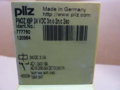 USED PILZ PNOZX8P24VDC3N/O2N/C2SO