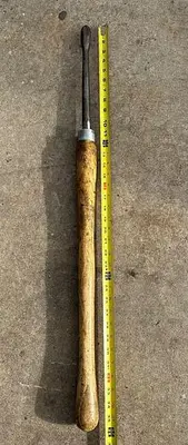 Metal Planishing Spinning Tool ~ 36" Length 3" Tip ~  (5790)