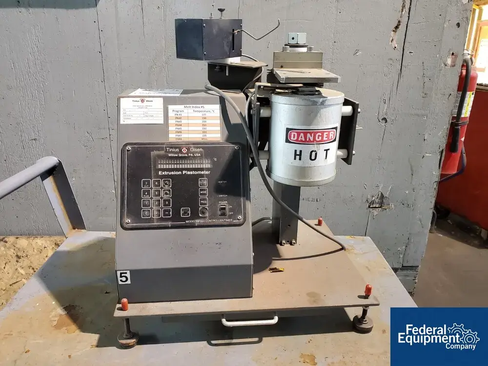 USED Tinius-Olsen Tinius-Olsen Extrusion Plastometer