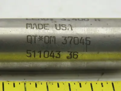 5/8" HSS 4 Flute Ballnose End Mill 5/8" Shank 3-3/4" OAL