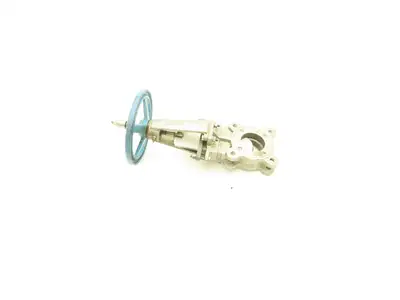 FNW 2000BT 3" Knife Gate Valve Rising Stem PTFE Seat 316 SS Knife Blade 9" Wheel