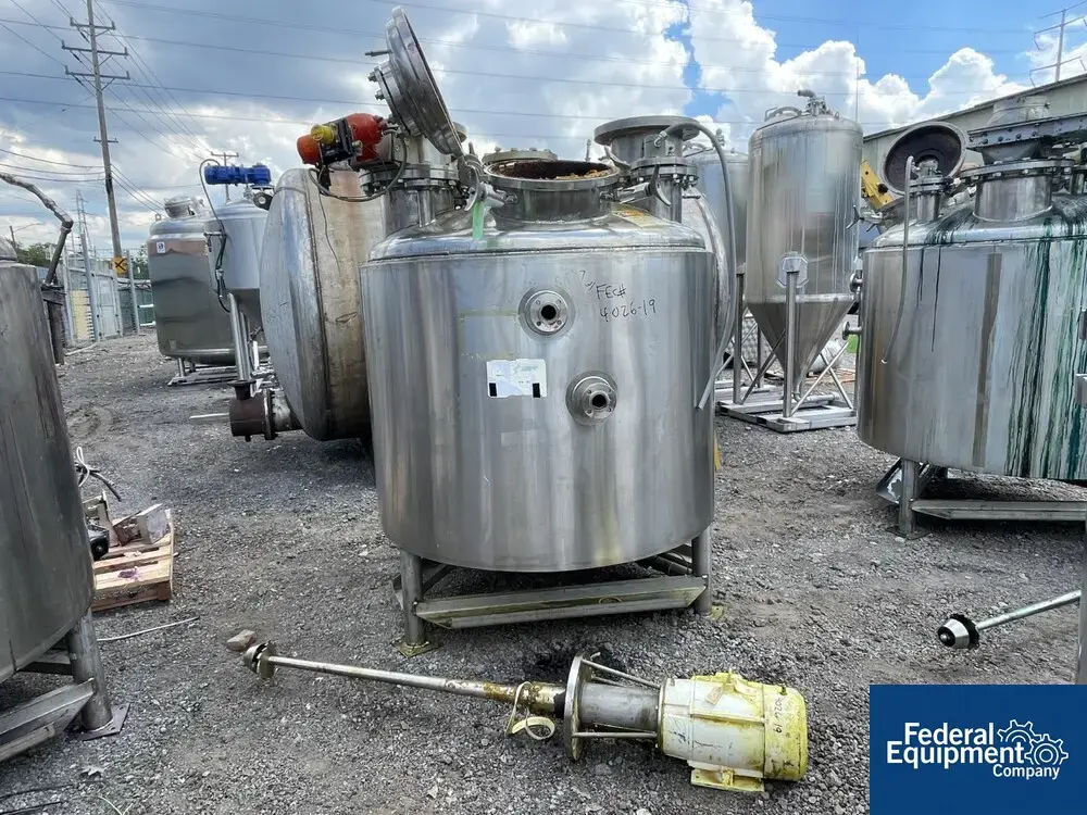 USED Lee Industries 360 Gal Lee Reactor, 304 S/S, 20/100#