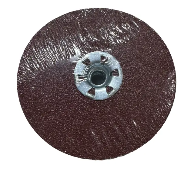 CGW 5" x 5/8-11 Resin Fiber Sanding Discs Quick-Lock 50 Grit AO 25 Pack