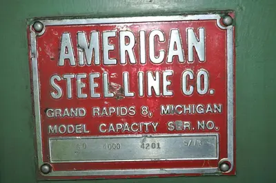 USED AMERICAN STEEL LINE 60