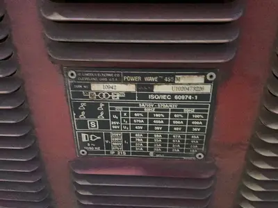 Used LINCOLN ELECTRIC POWER WAVE 455M Arc Welders Ohio US | HGR 24 #1329601