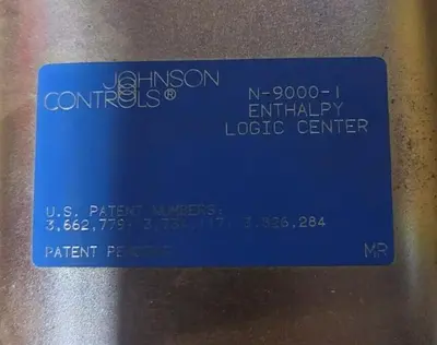 USED JOHNSON CONTROLS N90001