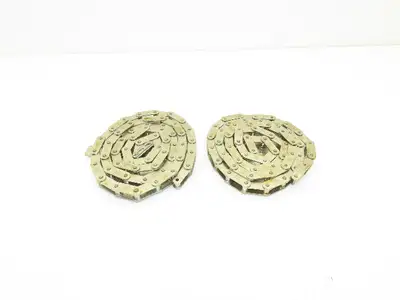 Tsubaki RF2040 Chain Attachment 55" Long Conveyor Double Pitch 1" Lot of 2