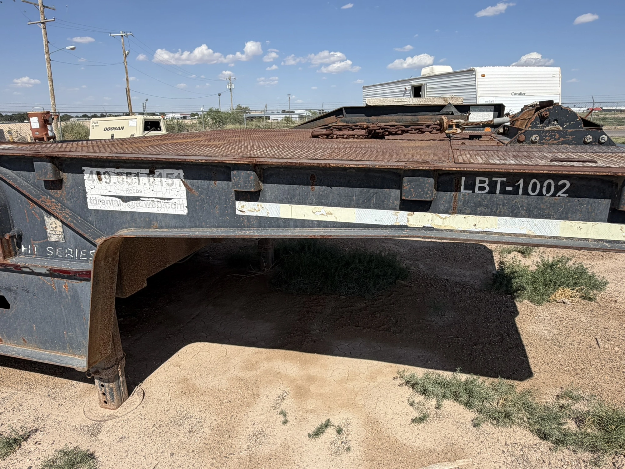 Used 2000 TRAIL KING TK70HT-782 HYDRAULIC DROP DECK TRAILER Lowboy Trailers Texas US | Miedema Asset Management Group #1315857
