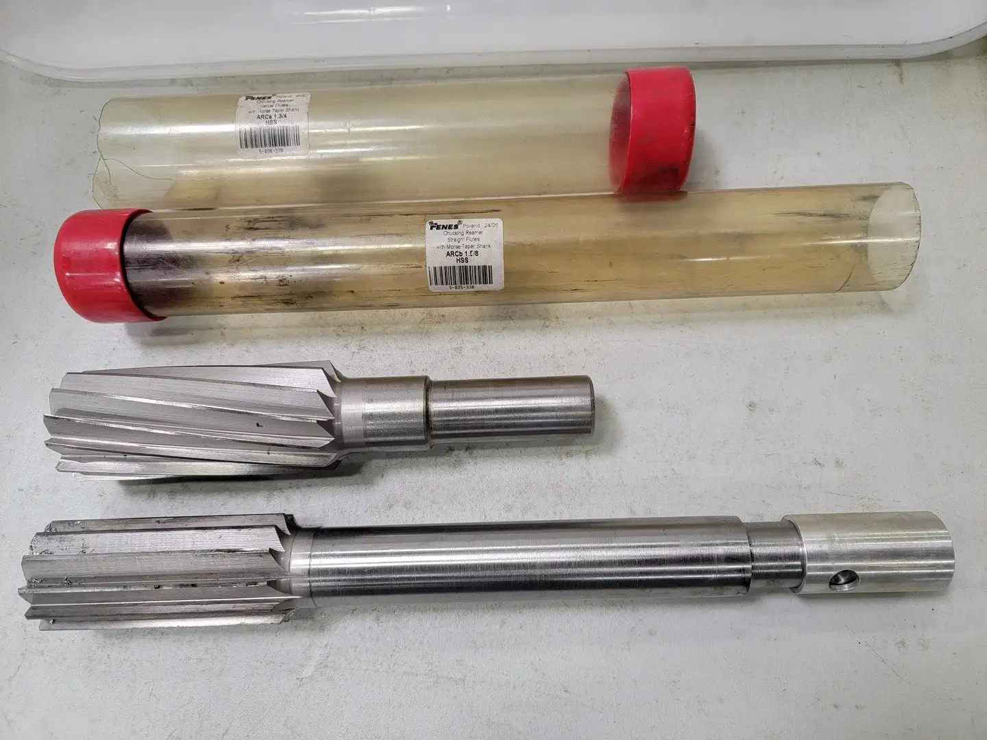 Chucking Reamer with Morse Taper Shanks 1-3/4" Helical 1-5/8" Straight
