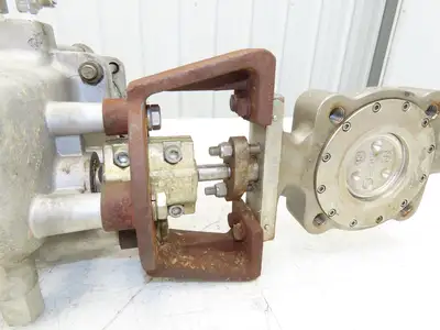 Jamesbury 3" 815L 11 3600TT Wafer Sphere Butterfly Valve 316SS ST-200B Actuator