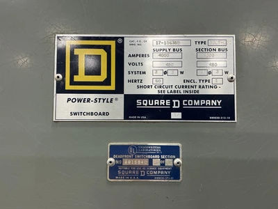 Used Square D 17-15638B Electrical Panels Ohio US | Equipment Recovery Corp. #1329654