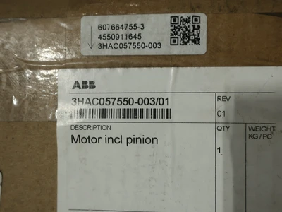 Used ABB 3HAC057550-003/01 Servo Motors Ohio US | Aucto #1427242