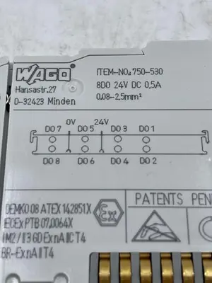 Used WAGO WAGO 750-530 Terminal Blocks | ND Industrial Surplus #1225126