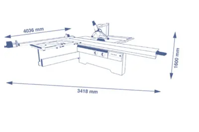 SCM nova si 400 Sliding Table Saw (11hp/16″ Blade) BEST BUY!