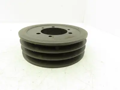 Martin 3 5V 750 SF V-Belt Pulley 5V 3 Groove 7.4" Pitch Diameter Bushing Bore