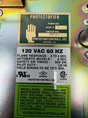 PROTECTION CONTROLS, INC. 6642-VB Electrical/PLC/Automation | ESS Industrial Equipment Sales (9)