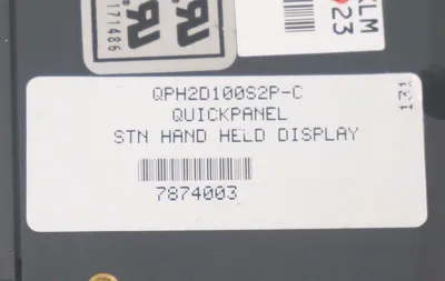 USED TOTAL CONTROL QPH2D100S2P-C HAND HELD DISPLAY QPH2D100S2P