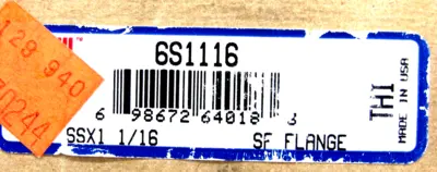 NEW TB WOODS 6S1116 SF FLANGE SSX1 1/16