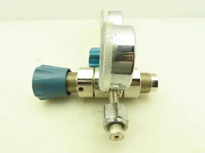 Airgas Y12-N245D High Purity Brass Two-Stage Gas Regulator