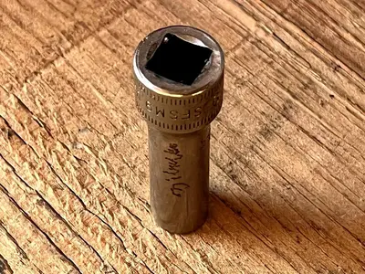 SNAP ON  SFSM9  3/8" Drive 6-Point Metric 9mm Deep Socket  USA