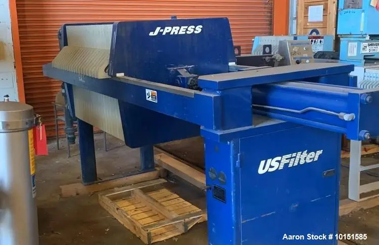 Used US FILTER 800G32-20-10DYLW Filter Presses Illinois US | Aaron Equipment #776845