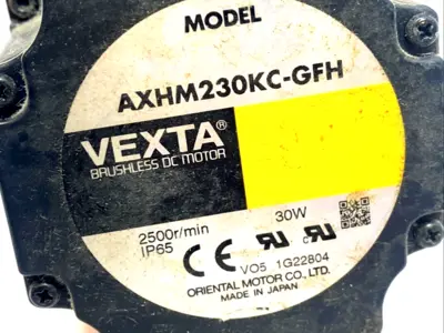 USED VEXTA 30W BRUSHLESS MOTOR W/ GFH2G5 5:1 GEARHEAD