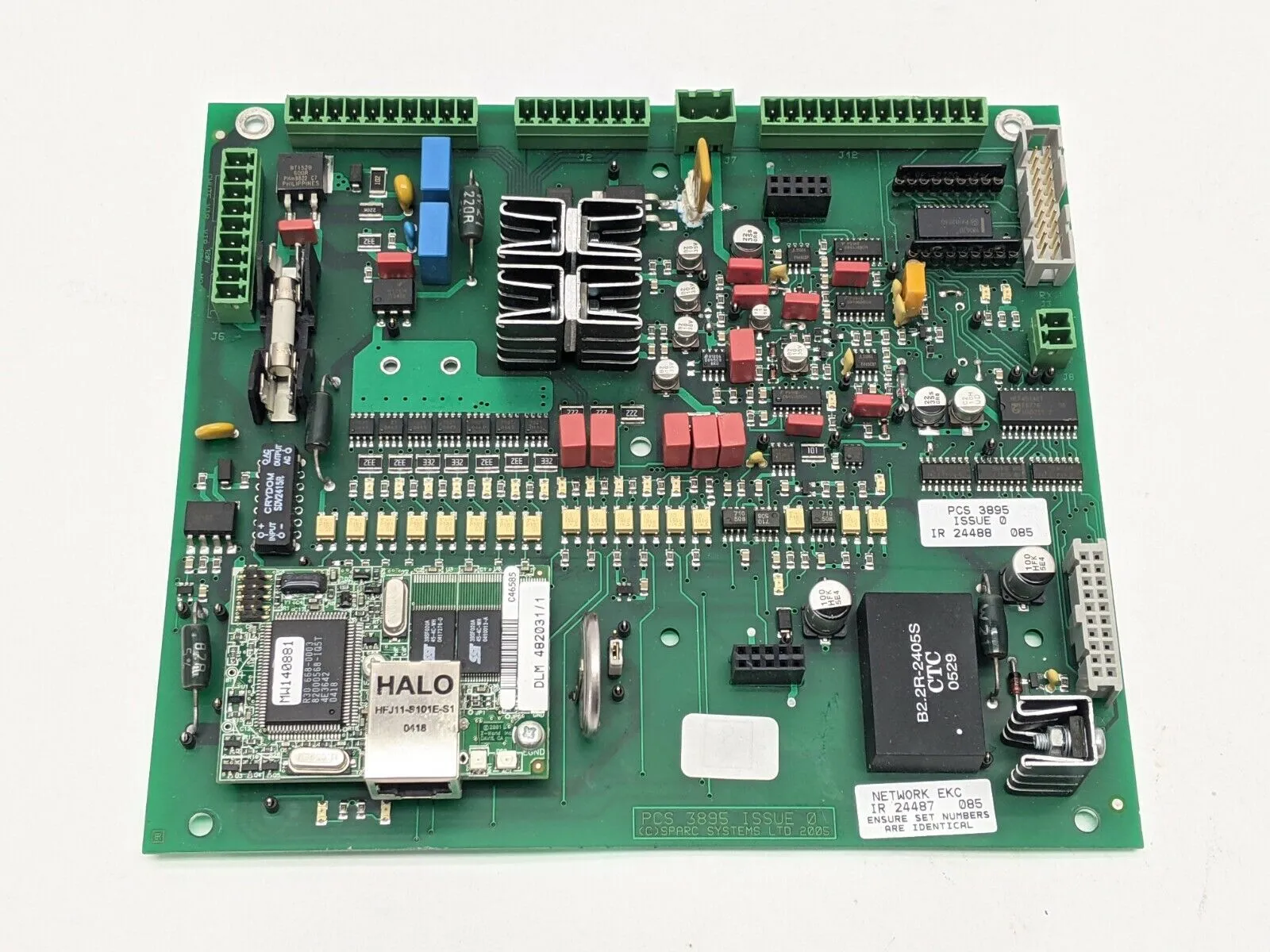 PCS3895,24487 | Sparc Systems PCS 3895 IR 24487 Automated Counter Network Card PCB - Used