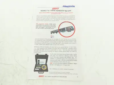 Gardco PA-2000 Cross Cut Paint Adhesion Test Kit with 11-Tooth Cutter PA-2053