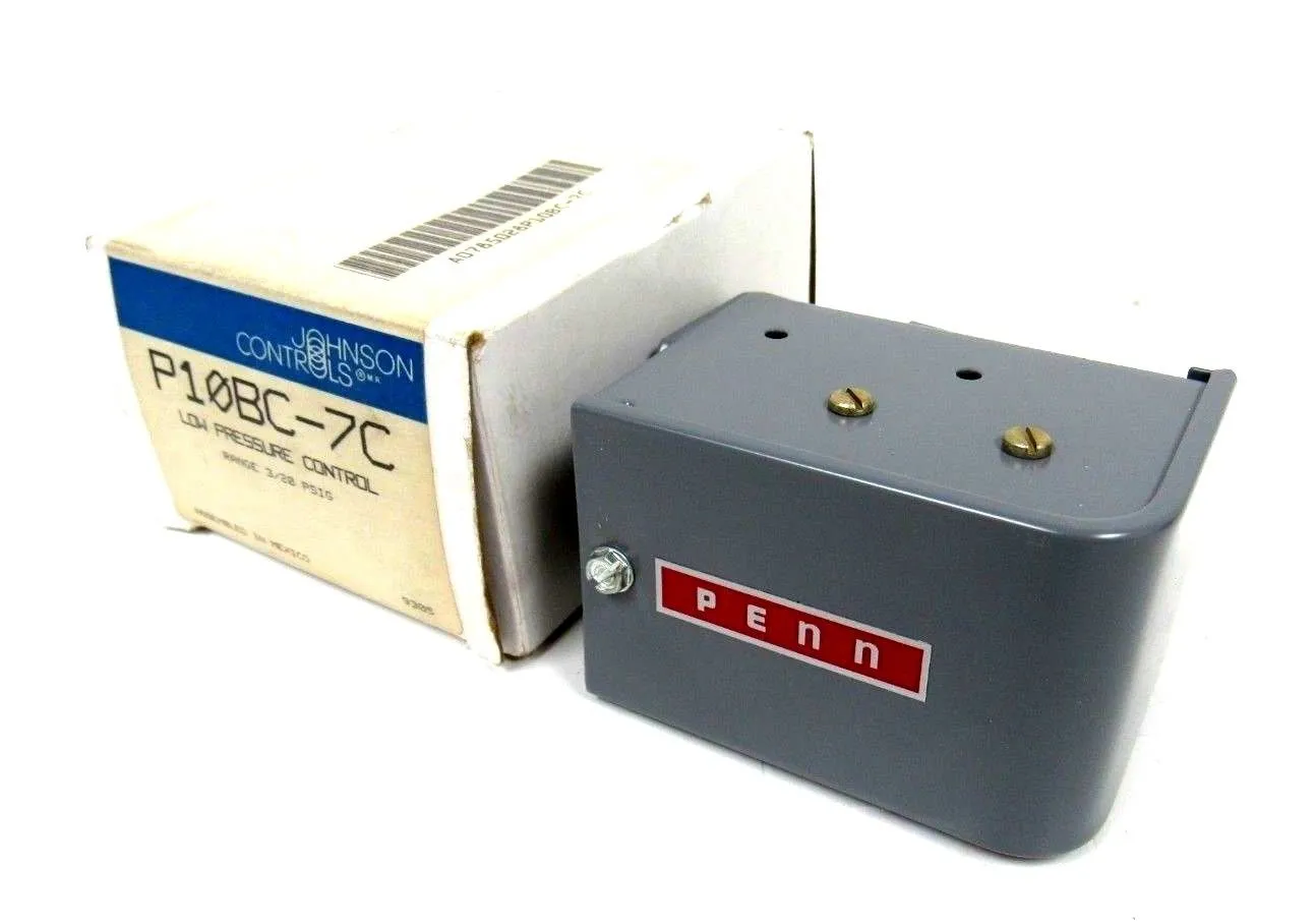 NEW JOHNSON CONTROLS P10BC-7C PRESSURE CONTROL P10BC7C