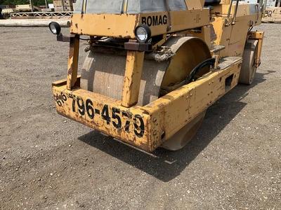 USED BOMAG BW 4 AS DOUBLE DRUM VIBRATORY ROLLER