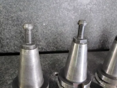 6x BT40 Tool Holders Includes retention Knobs Pull Studs DMG Mori Seiki NV5000