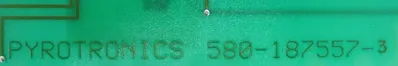 USED PYROTRONICS PAX-3 INTERFACE BOARD 580-187557-3 PAX3
