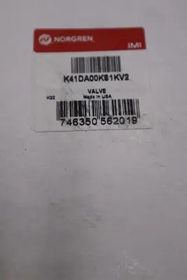 NORGREN K41DA00-KS1-KV2 / K41DA00KS1KV2 (BRAND NEW) STOCK H350