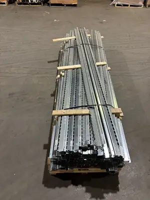 USED MALLARD MANUFACTURING 101" GRAVITY CONVEYOR DISCHARGE UNLOAD SECTION