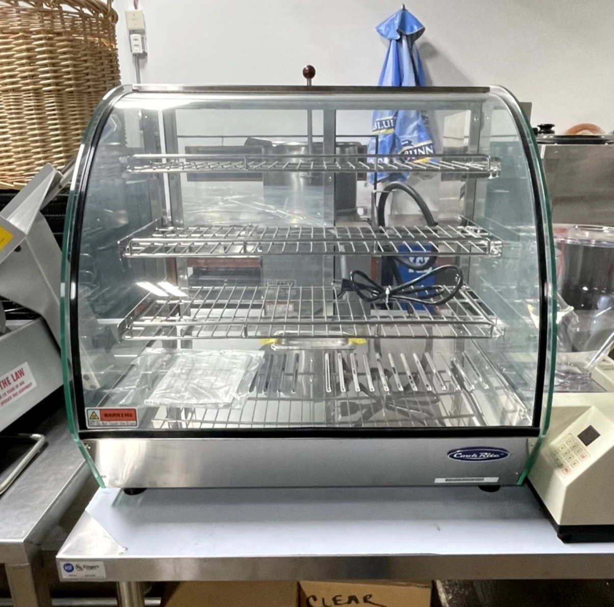 72-0169 Cook Rite CHDC-44 Countertop Full Service Heated Display Case