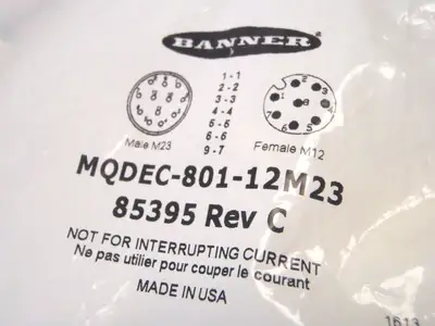 New | in-Stock Banner 85395 Cable & Wire Michigan US | Maverick Industrial Sales #1400008