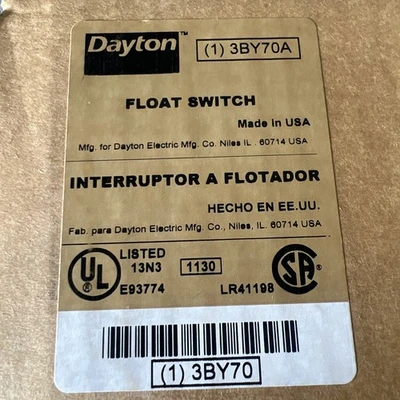 New | in-Stock Dayton ["3BY70A", "3BY70"] Misc Electrical & Power Parts California US | Davliegogo LLC #1726912