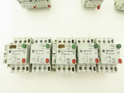 Allen Bradley 140-MN-#### Manual Motor Starter 3PH 600VAC Mixed Lot of 16
