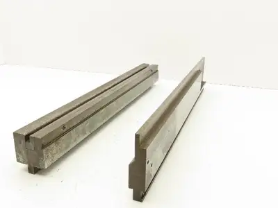 Press Brake U Bend Die Set 24" Long 3/8" Wide 1/2" Deep 1/2" Tang