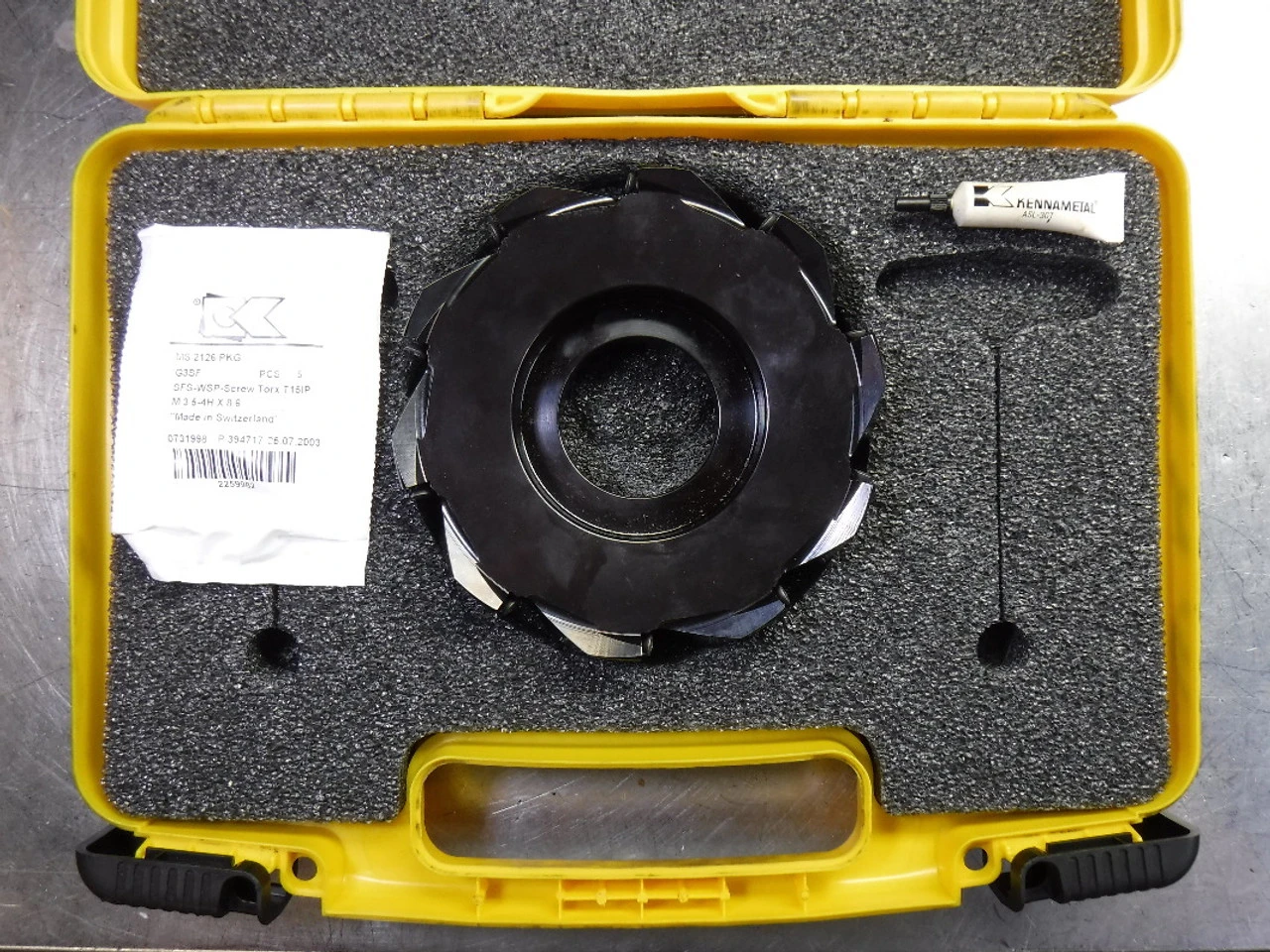Kennametal 6" Indexable Facemill 2" Arbor M1D600E1810S200L200 (LOC1869A)