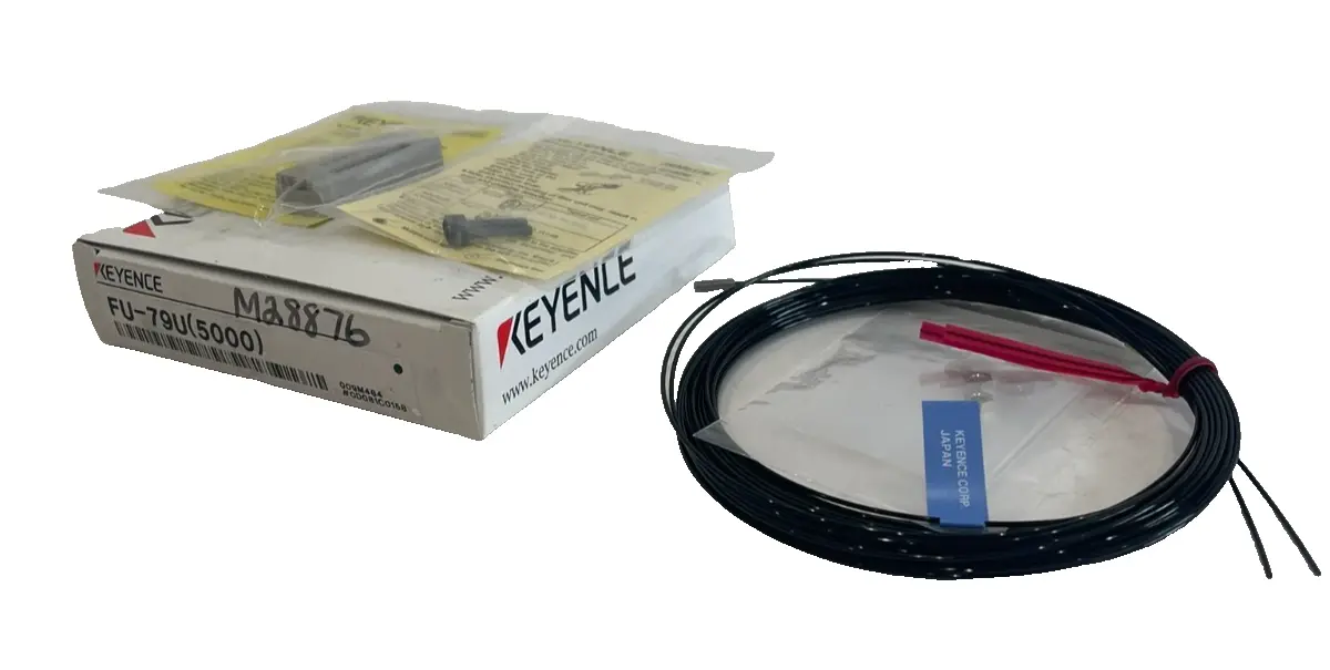 NEW KEYENCE FU-79U FIBER THREADED SENSOR FU79U (5000)