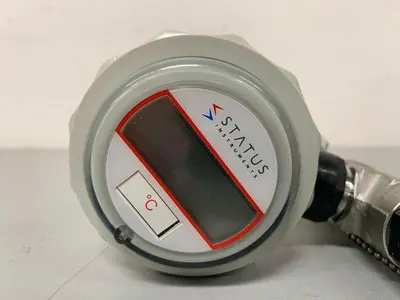 USED STATUS INSTRUMENTS 785195 TEMPERATURE SENSOR PROBE W/ 1" SANITARY FITTINGS
